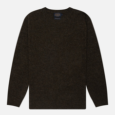 Мужской свитер Pendleton Shetland Crew Neck, цвет коричневый