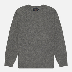 Мужской свитер Pendleton Shetland Crew Neck, цвет серый, размер XXL