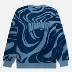 Мужской свитер RIPNDIP Psychedelic Mohair, цвет синий, размер XL