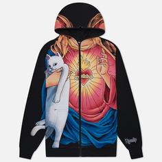 Мужская толстовка RIPNDIP Mother Mary Full Zip Hoodie, цвет чёрный, размер S