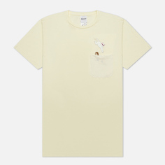 Мужская футболка RIPNDIP Jumpin In Pocket, цвет бежевый, размер L