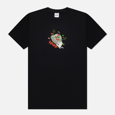 Мужская футболка RIPNDIP Space Santa, цвет чёрный, размер XXL