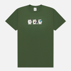 Мужская футболка RIPNDIP Shroom Diet, цвет зелёный, размер M