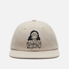 Кепка RIPNDIP Cat Lady Wool Strapback, цвет бежевый