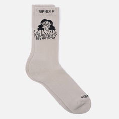 Носки RIPNDIP Cat Lady, цвет бежевый, размер 40-46 EU