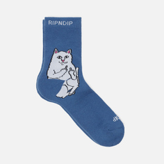 Носки RIPNDIP Lord Nermal Mid, цвет синий, размер 40-46 EU