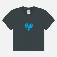 Женская футболка RIPNDIP Ripnlove Cropped Baby, цвет серый