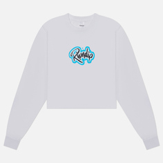 Женский лонгслив RIPNDIP In Loving Memory Cropped, цвет белый, размер M