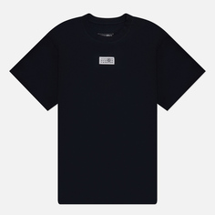 Мужская футболка Maison Margiela MM6 Chevron Numerical Logo, цвет чёрный
