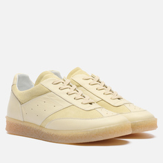 Мужские кроссовки Maison Margiela MM6 6 Court Leather, цвет зелёный