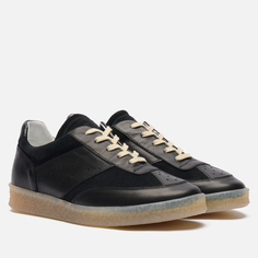 Мужские кроссовки Maison Margiela MM6 6 Court Leather, цвет чёрный, размер 43 EU
