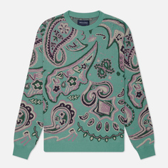 Мужской свитер thisisneverthat Paisley Jacquard, цвет зелёный, размер S