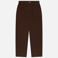 Мужские брюки Uniform Bridge HBT Deck, цвет коричневый, размер XL