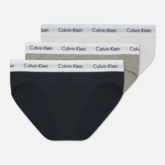 Комплект мужских трусов Calvin Klein Underwear 3-Pack Hip Brief, цвет комбинированный, размер L