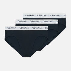 Комплект мужских трусов Calvin Klein Underwear 3-Pack Hip Brief, цвет чёрный