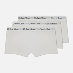 Комплект мужских трусов Calvin Klein Underwear 3-Pack Low Rise Trunk, цвет белый, размер M