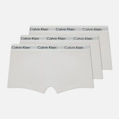 Комплект мужских трусов Calvin Klein Underwear 3-Pack Low Rise Trunk, цвет белый