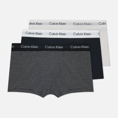 Комплект мужских трусов Calvin Klein Underwear 3-Pack Low Rise Trunk, цвет комбинированный, размер XL