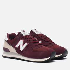 Мужские кроссовки New Balance U574AW2, цвет бордовый, размер 44.5 EU