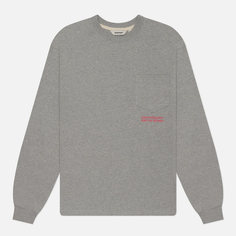 Мужской лонгслив Uniform Bridge Logo Pocket, цвет серый