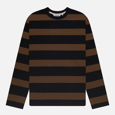 Мужской лонгслив Uniform Bridge Naval Stripe, цвет коричневый