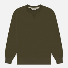 Мужская толстовка Uniform Bridge Basic Crew Neck, цвет зелёный