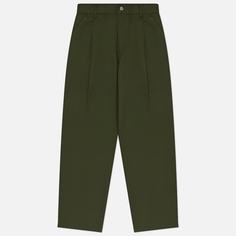 Мужские брюки Uniform Bridge One Tuck Chino, цвет зелёный, размер XL