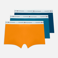 Комплект мужских трусов Tommy Hilfiger Underwear 3-Pack Essential Logo Waistband Trunks, цвет комбинированный, размер S