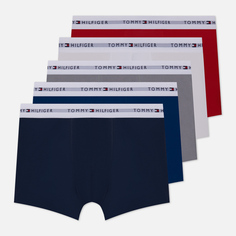 Комплект мужских трусов Tommy Hilfiger Underwear 5-Pack Essential Repeat Logo Trunks, цвет комбинированный, размер S