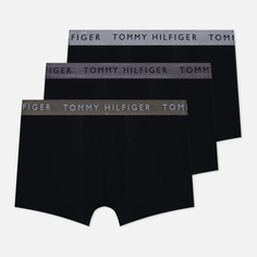 Комплект мужских трусов Tommy Hilfiger Underwear 3-Pack Metallic Waistband Trunks Gift Set, цвет комбинированный