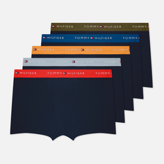 Комплект мужских трусов Tommy Hilfiger Underwear 5-Pack Essential Signature Trunks, цвет чёрный
