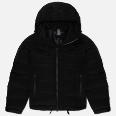 Мужской пуховик UNAFFECTED Oblique Quilted Puffa Down, цвет чёрный, размер L