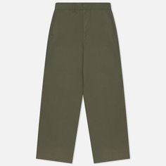 Мужские брюки UNAFFECTED Wide Leg, цвет оливковый