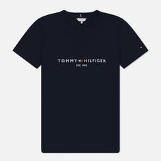 Женская футболка Tommy Hilfiger Heritage Hilfiger Crew Neck Regular, цвет синий, размер L