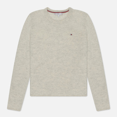 Женский свитер Tommy Hilfiger Soft Wool Crew Neck, цвет белый, размер L