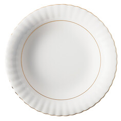 Тарелки тарелка CMIELOW Ивона золотая отводка 22,5см глубокая фарфор