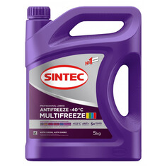 Антифризы, тосолы антифриз SINTEC Antifreeze Multifreeze G12 -40C 5кг