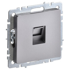 Розетки для интернета розетка компютерная IEK BRITE RJ45 кат.5E сталь