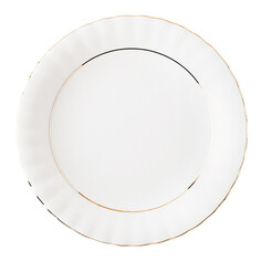 Тарелки тарелка CMIELOW Ивона золотая отводка 24см обеденная фарфор