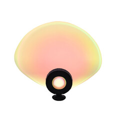 Настольные лампы декоративные LED лампа настольная-ночник Ambrella Light Desk LED RGB 3Вт с пультом черный