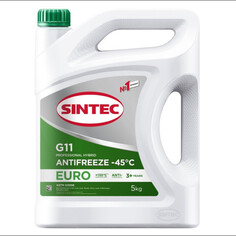 Антифризы, тосолы антифриз SINTEC Antifreeze Euro G11 5кг
