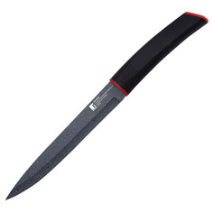 Ножи кухонные нож BERGNER Keops Marble 20см слайсер нерж.сталь мраморное покрытие пластик