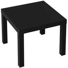 Журнальный столик Like квадратный 55x55 см черный Без бренда