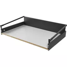 Выдвижной ящик для шкафа 40x18.92x50 см сталь/ЛДСП антрацит Без бренда