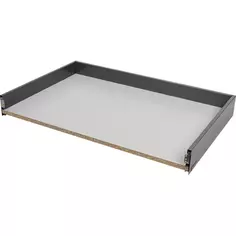 Выдвижной ящик для шкафа 80x10.4x50 см сталь/ЛДСП антрацит Delinia