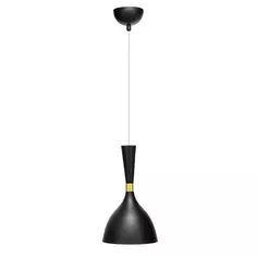 Светильник подвесной Chera, 1 лампа, 5 м², цвет чёрный Lamplandia