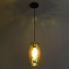 Светильник подвесной 10177/1S 1 лампа цвет зеленый Escada