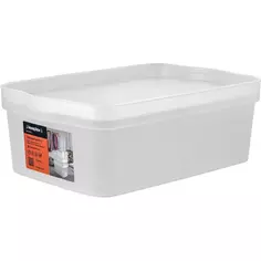 Ящик для хранения Trendy 32x21.1x11 см 6 л полипропилен белый Без бренда