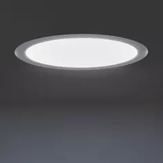 Светильник точечный светодиодный встраиваемый Philips «Meson» под отверстие 125 мм 10 м² холодный белый свет цвет белый