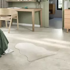 Шкура искусственная полиэстер Inspire Bianca 60x90 см цвет белый